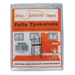 FOLIA TYNKARSKA MALARSKA BLUE DOLPHIN 4m x 5m 20m2