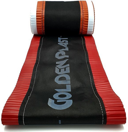 GOLDENPLAST TAŚMA KALENICOWA 230mm 5m WIŚNIA RAL 3011