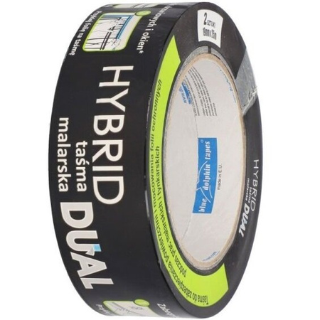 TAŚMA DWUSTRONNA HYBRID DUAL BLUE DOLPHIN 19mm x 25m 2szt