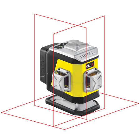 Laser krzyżowy NIVEL SYSTEM CL3R  Czerwony + Tyczka + Darmowa DOSTAWA