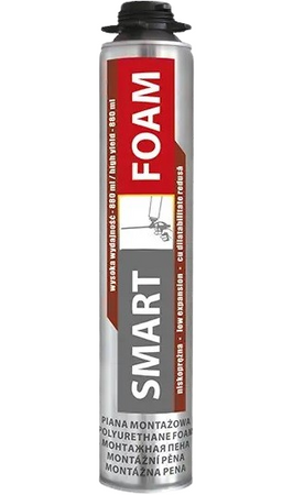 12szt WKRĘT-MET PIANA PISTOLETOWA SMART FOAM 900ml 65L