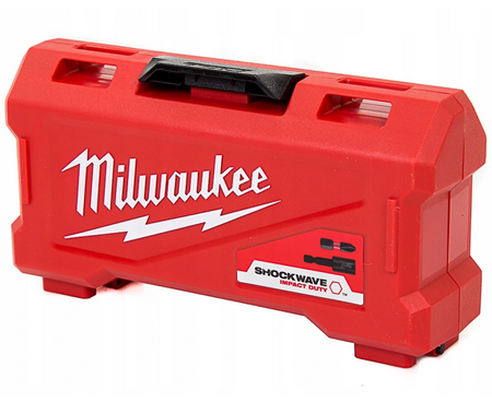 Zestaw bitów i nasadek udarowych w kasecie MILWAUKEE SHOCK WAVE 33szt 
