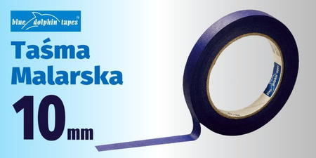 TAŚMA NIEBIESKA MALARSKA BLUE DOLPHIN 10mm x 50m