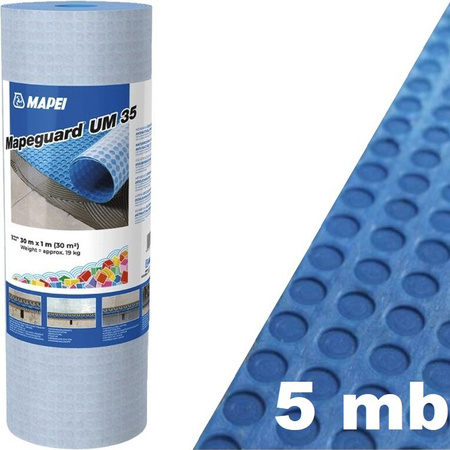 MATA HYDROIZOLACYJNA PRZECIW SPĘKANIOM MAPEI MAPEGUARD UM 35 5m2