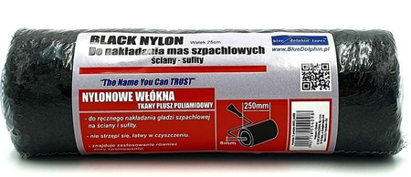 WAŁEK BLUE DOLPHIN BLACK NYLON 25cm DO MAS SZPACHLOWYCH