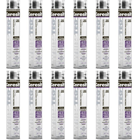 12szt PIANA MONTAŻOWA BIAŁA CERESIT WhiteTeQ Quattro 750ML