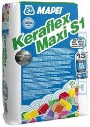 ELASTYCZNY KLEJ DO PŁYTEK MAPEI KERAFLEX MAXI S1 23KG - BIAŁY