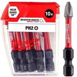 Bit udarowy MILWAUKEE SHOCKWAVE IMPACT DUTY PH2 50mm 10szt