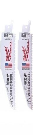 Zestaw brzeszczotów do piły szablastej MILWAUKEE 12 szt.
