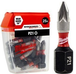 Bit udarowy MILWAUKEE SHOCKWAVE IMPACT DUTY PZ1 25mm 25szt