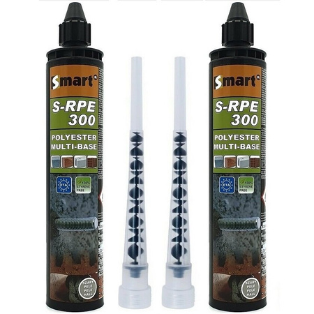 2x KOTWA CHEMICZNA Dwuskładnikowa SMART S-RPE300 + 2x MIESZADŁO