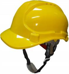 Hełm Kask BHP Budowlany Ochronny Żółty