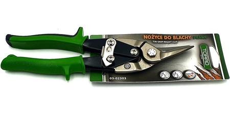 Nożyce do cięcia blachy TORRO 250mm PRAWE