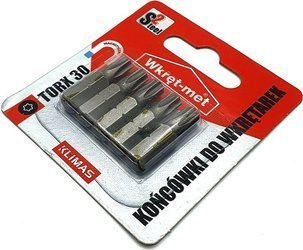 Końcówki do wkrętarek bity TORX TX 30 5 szt