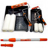 - ZESTAW MOTIVE V-PRO WAŁEK WHITE FIBRA 23cm 14m 2szt + 10cm 2szt + 2x UCHWYT + 2x KUWETA + KIJ 55cm