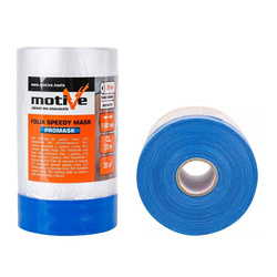 FOLIA MALARSKA Z TAŚMĄ PROMASK 25mm Antychlap 150cm x 20m MOTIVE