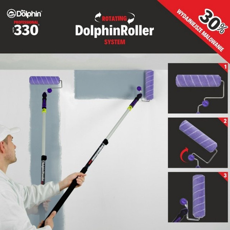 UCHWYT MALARSKI BLUE DOLPHIN 330 DR25 ROTATING DolphinRoller 25cm