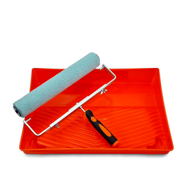 - ZESTAW SZEROKI MOTIVE WAŁEK GREEN FIBRA 40cm 10mm + UCHWYT + KUWETA