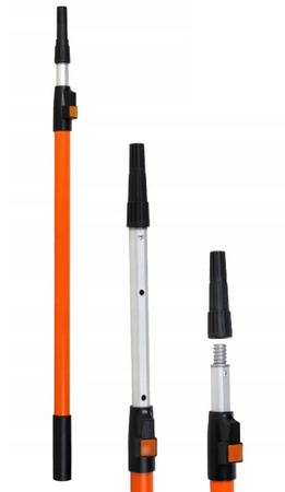 - ZESTAW SZEROKI MOTIVE WAŁEK GREEN FIBRA 40cm 10mm 2szt / 10cm 2szt  + UCHWYT 2szt + KUWETA + WKŁAD 2szt + TAŚMA + KIJ 80cm