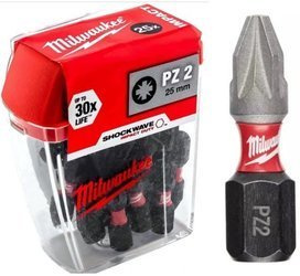 Bit udarowy MILWAUKEE SHOCKWAVE IMPACT DUTY PZ2 25mm 25szt