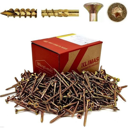 WKRĘTY CIESIELSKIE 3,5x40 TORX ŁEB STOŻKOWY 500szt