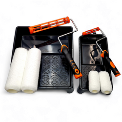 - ZESTAW MOTIVE V-PRO WAŁEK WHITE FIBRA 23cm 14mm 2szt + 10cm 2szt + 2x UCHWYT + 2x KUWETA