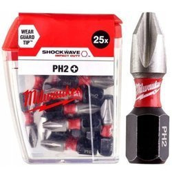 Bit udarowy MILWAUKEE SHOCKWAVE IMPACT DUTY PH2 25mm 25szt