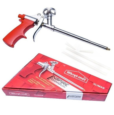 9szt WKRĘT-MET PIANA PISTOLETOWA SMART FOAM 750ml + Pistolet