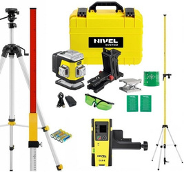 Zestaw Laser krzyżowy NIVEL SYSTEM CL3G Zielony + Darmowa DOSTAWA