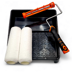 - ZESTAW MOTIVE V-PRO WAŁEK WHITE FIBRA 23cm 14mm 2szt + UCHWYT 23cm + KUWETA