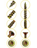 WKRĘTY CIESIELSKIE 8x80 TORX ŁEB STOŻKOWY 50szt