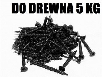 WKRĘTY DO DREWNA DO PŁYT G-K GIPSOWYCH 25mm 5kg