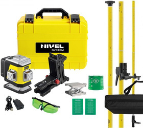 Zestaw Laser krzyżowy NIVEL SYSTEM CL3G  Zielony + Darmowa DOSTAWA