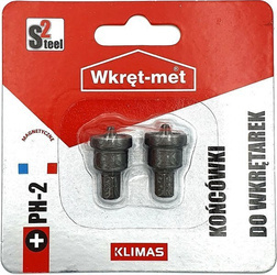Końcówki do wkrętarki z ograniczniekiem PH-2 2 szt